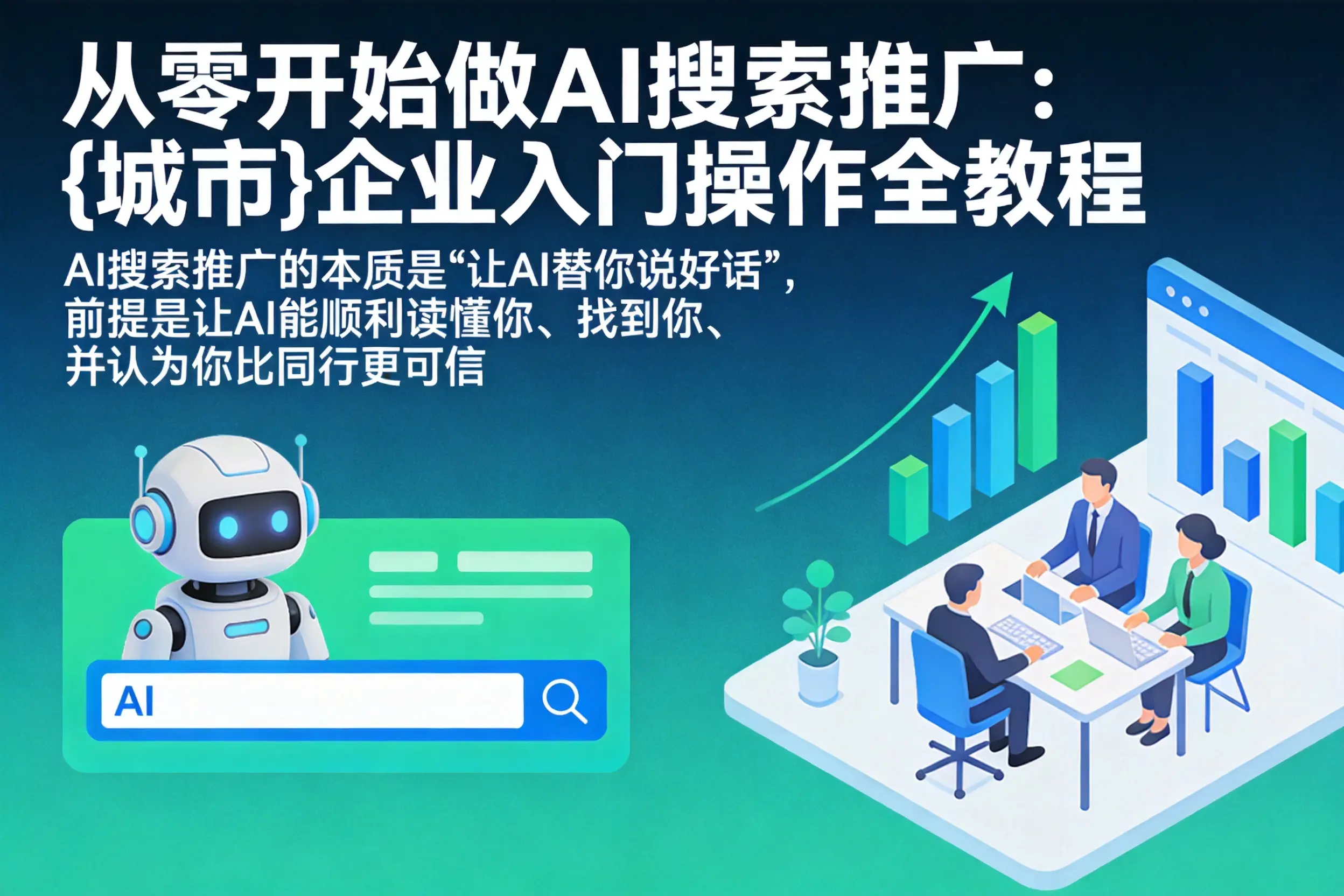 从零开始做AI搜索推广:仙桃企业入门操作全教程