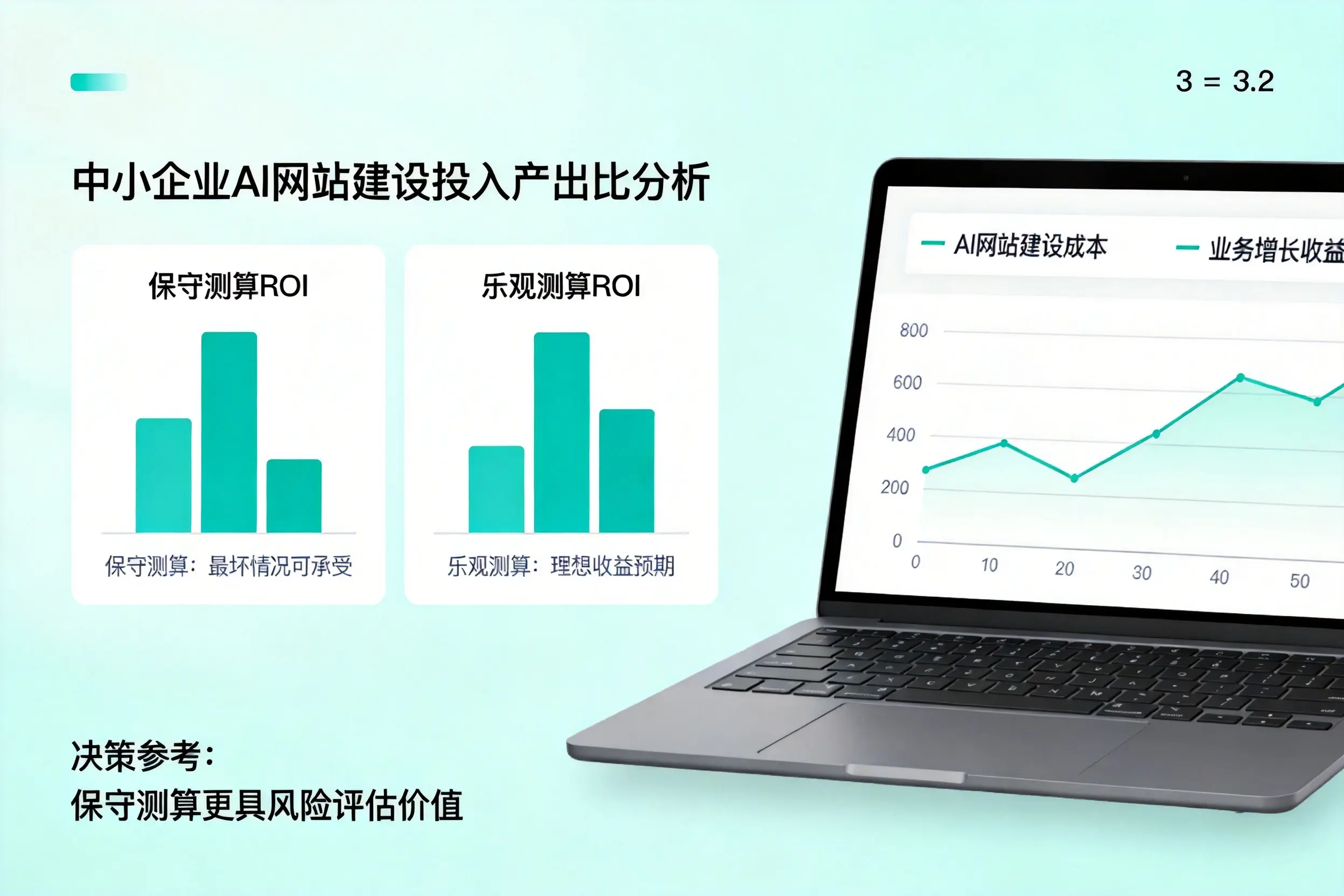 仙桃中小企业AI网站建设投入产出比怎么算?先看这份分析