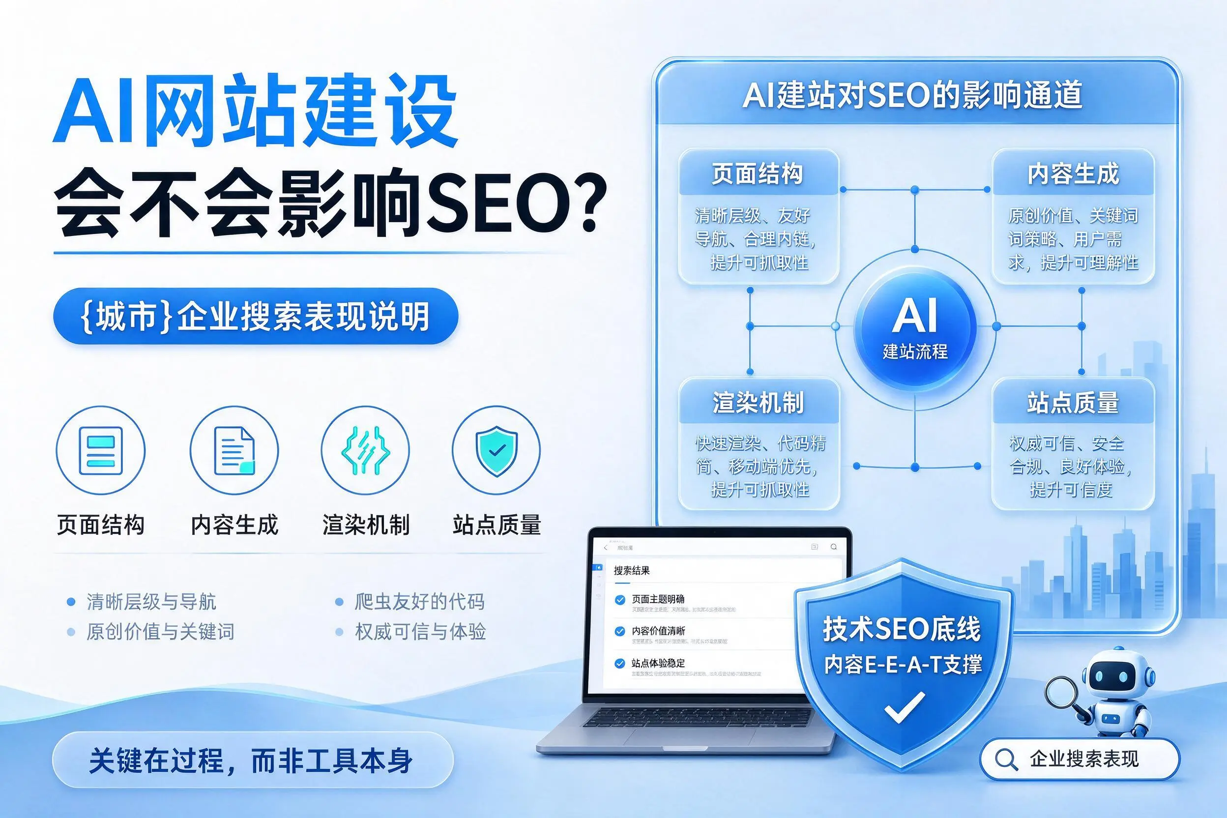AI网站建设会不会影响SEO？仙桃企业搜索表现说明