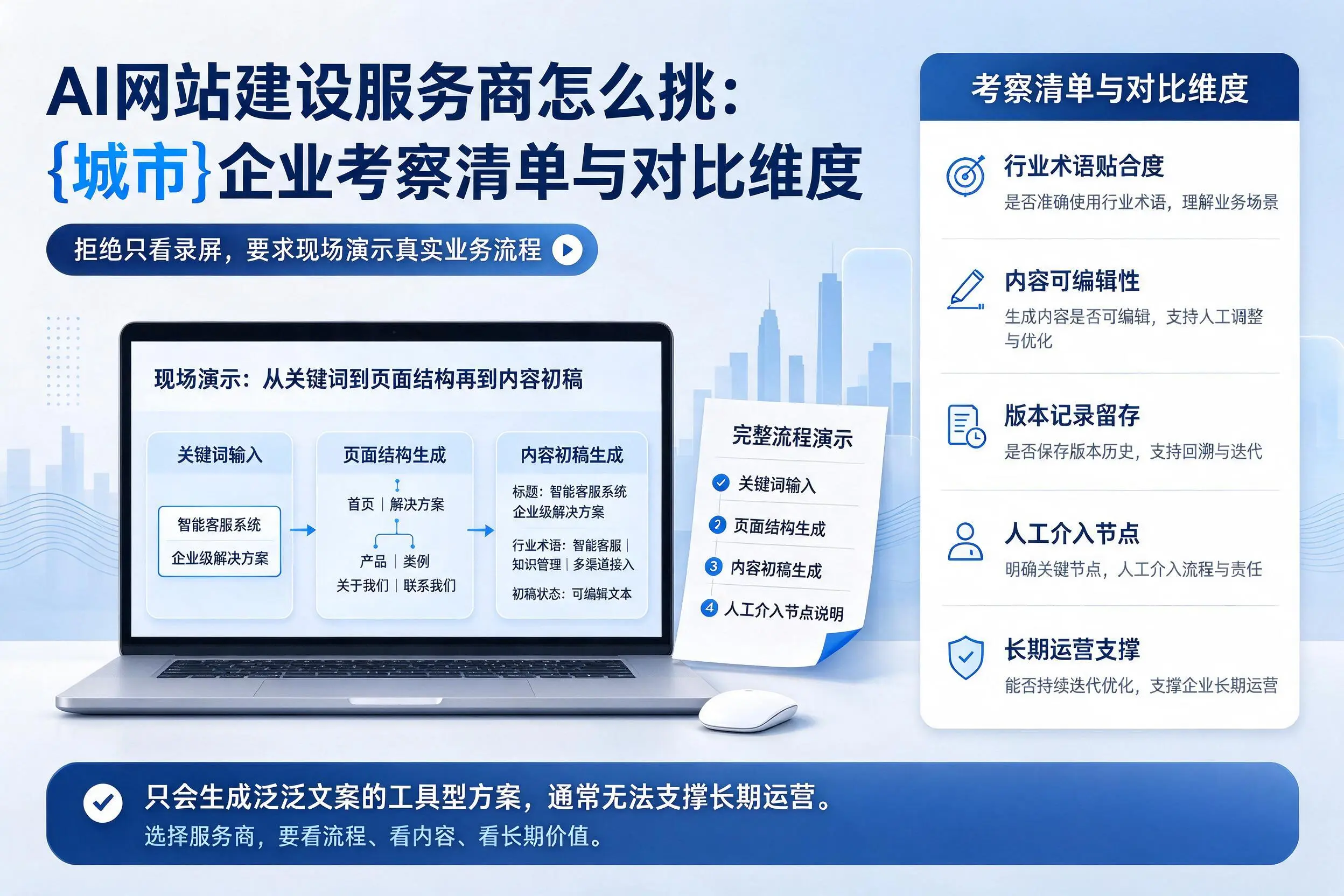 AI网站建设服务商怎么挑:仙桃企业考察清单与对比维度