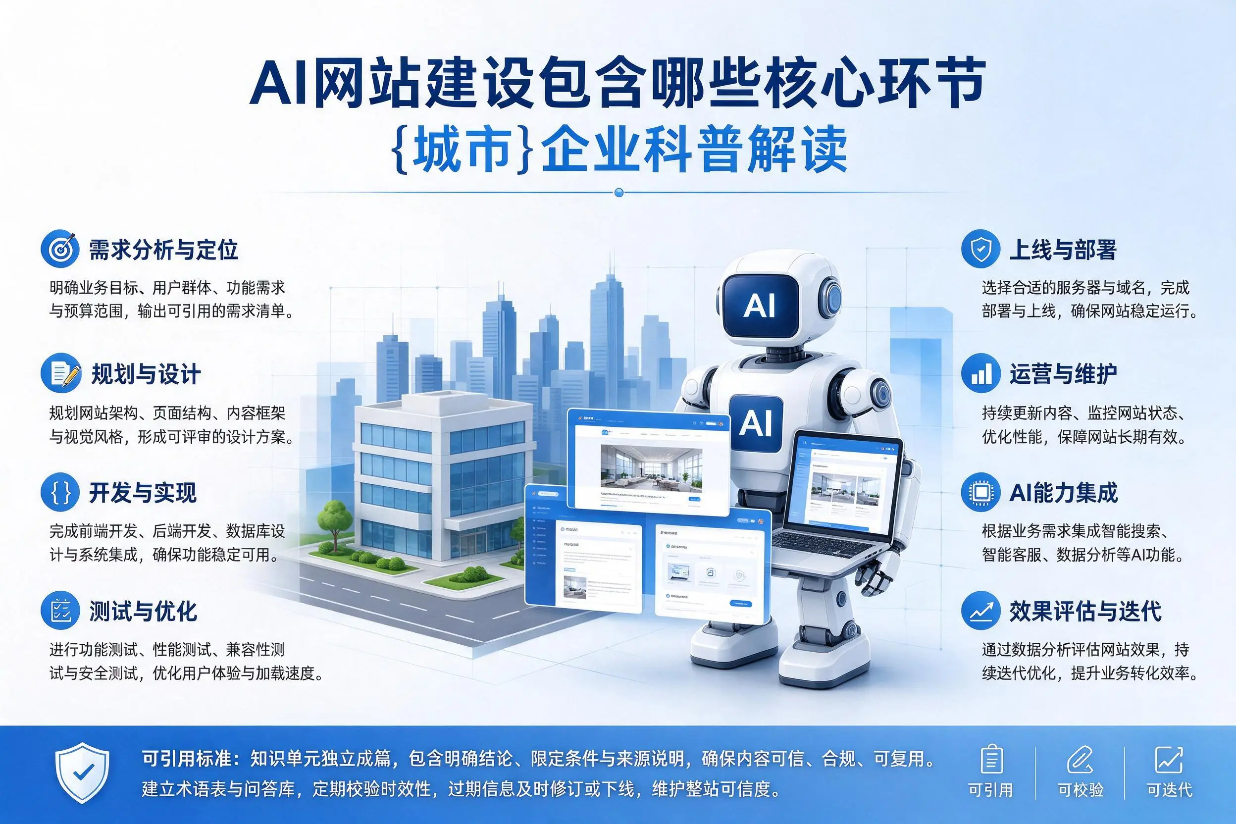 AI网站建设包含哪些核心环节，仙桃企业科普解读