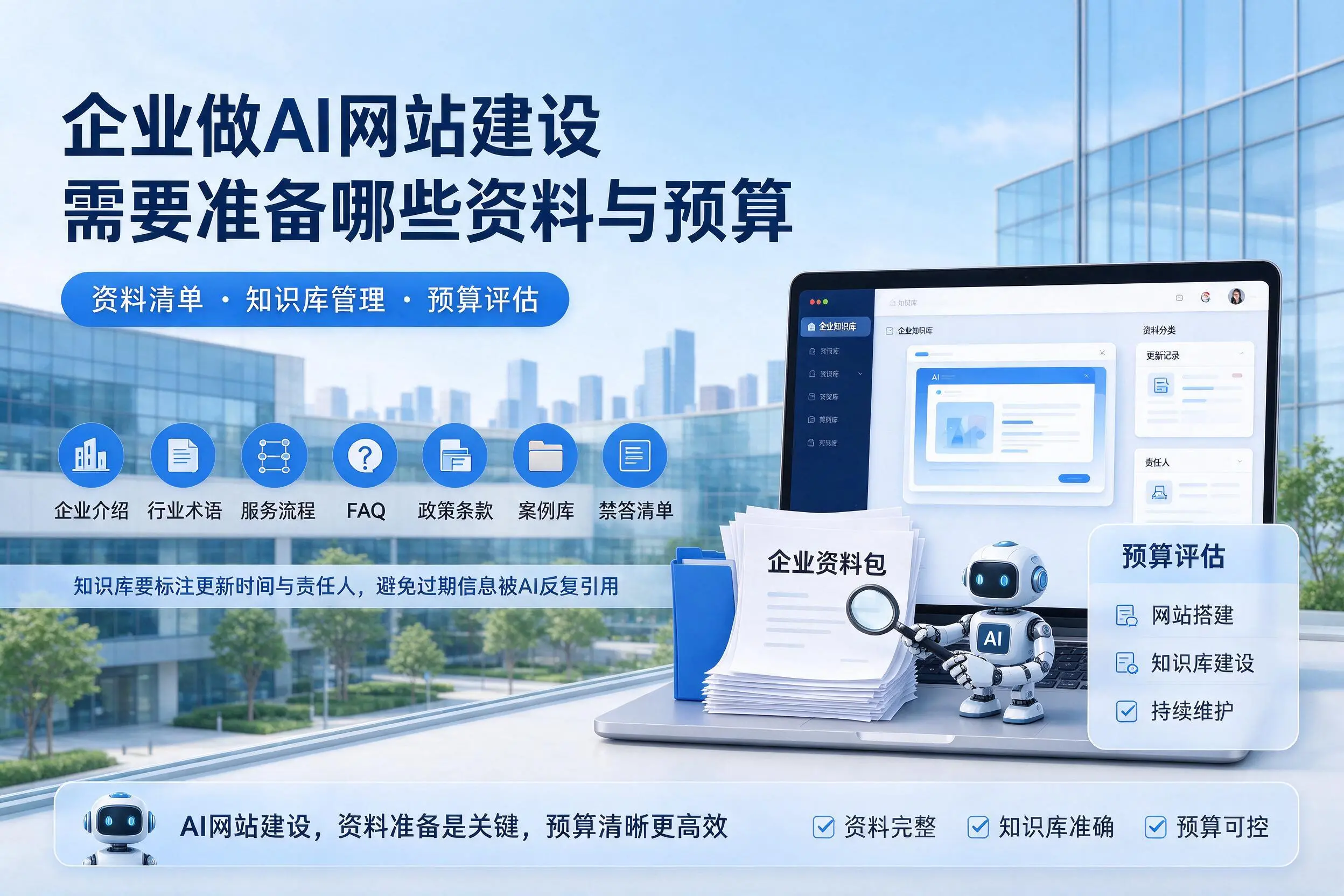 仙桃企业做AI网站建设需要准备哪些资料与预算