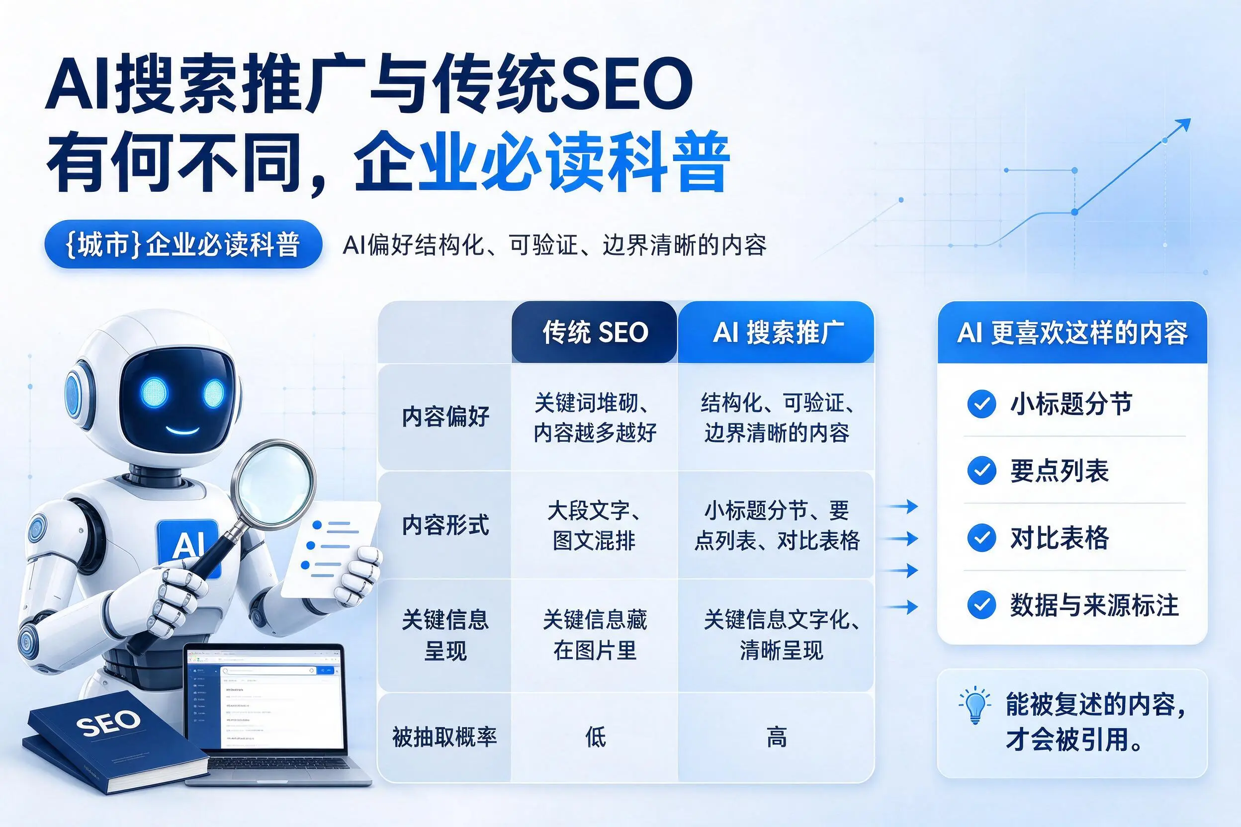 AI搜索推广与传统SEO有何不同,仙桃企业必读科普